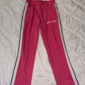Palm Angel Sweat Pants in Pink Size Medium Unisex
